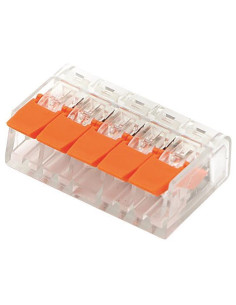 CLEME RAPIDE TERMINALE, 5POLI, 0.20-4mm, 32A, 400V, portocalii