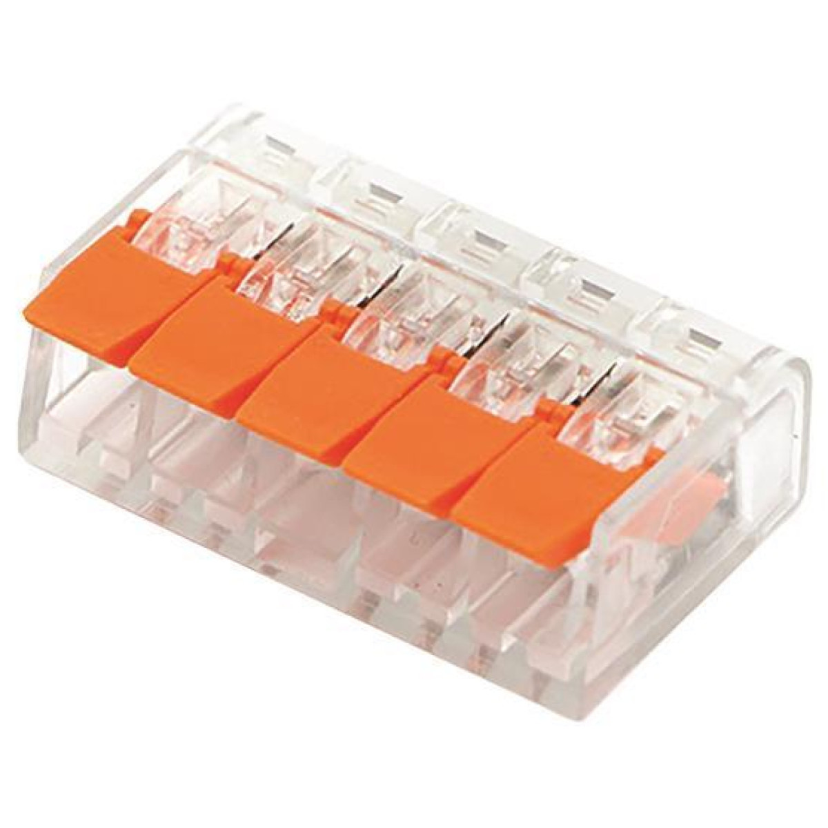 CLEME RAPIDE TERMINALE, 5POLI, 0.20-4mm, 32A, 400V, portocalii
