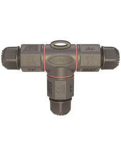 Conector "T", cablu multifilar 3P, IP67, 3X1,5
