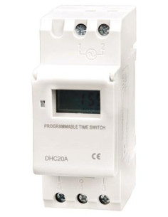 Programator digital, 230V, 20A, IP20, 150h, 2 module