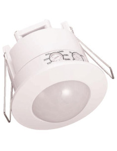 Senzor de miscare 360 grade incastrat ALB (infrarosu) de tavan 5.5A 300W LED 220-240V IP20