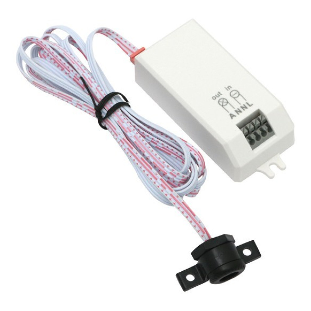 Senzor scari infrarosu, 5A, 200W, LED, 220-240V, IP20, ALB