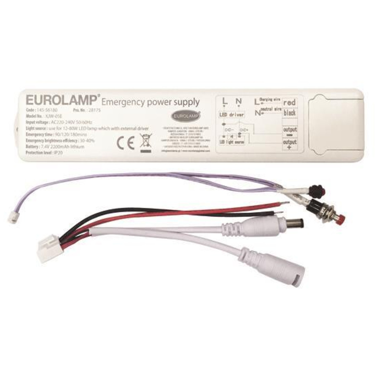 Kit Iluminatul Siguranta/Emergenta 24-80V DC 12-80W 2200Ma