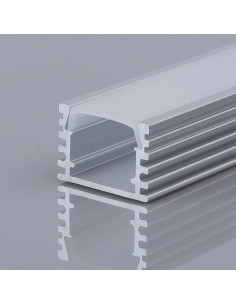 Profil Aplicat Adanc Aluminiu Dispersor 2000x17x12Mm