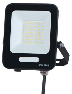 Proiector LED 30W Alb Rece 6500K, Unghi 120°, IP66 , 3600lm