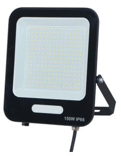 Proiector LED Negru 150W, Alb Natural 4000K, IP66 Exterior, Flux 120lm/W