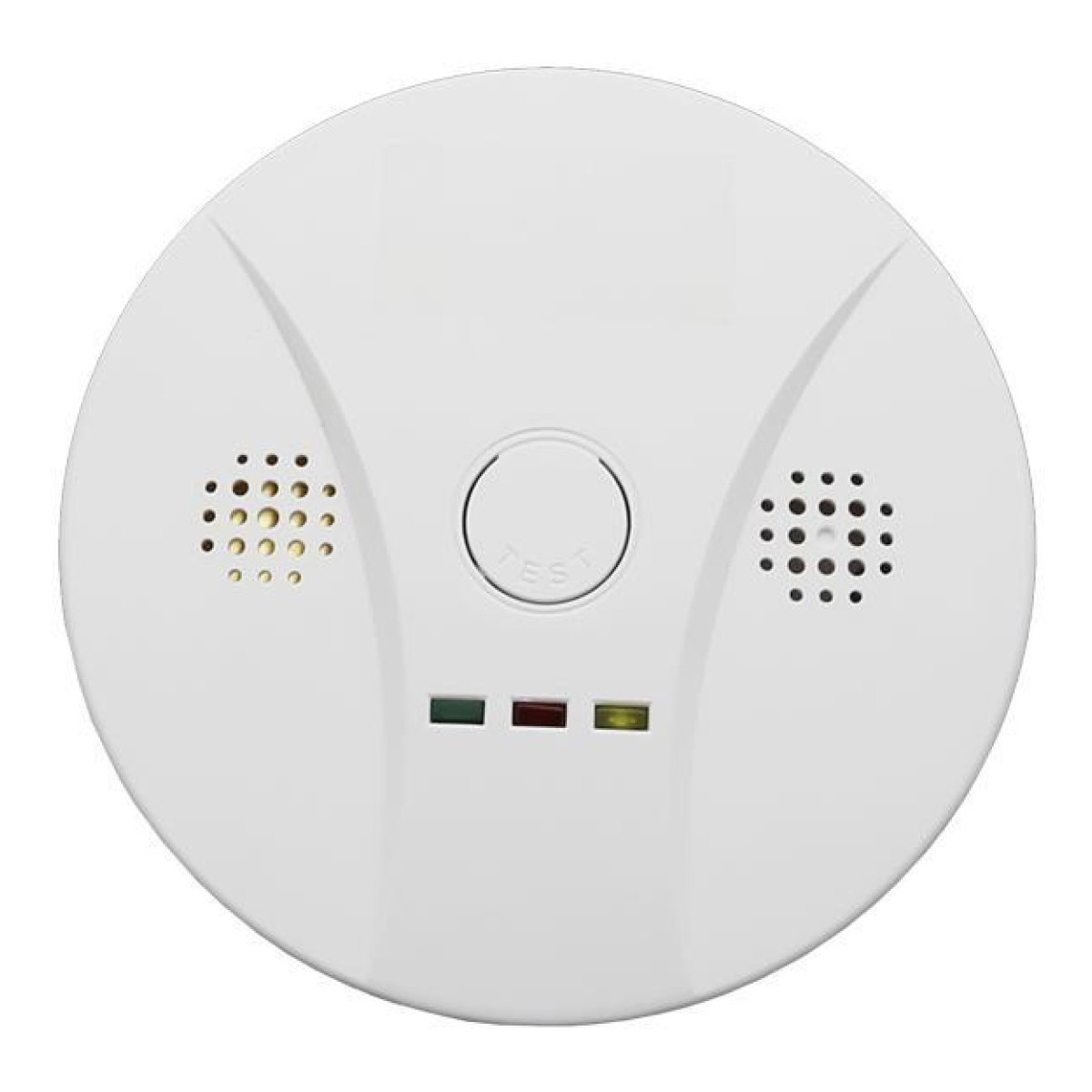 Detector de gaz rotund alb pe baterie