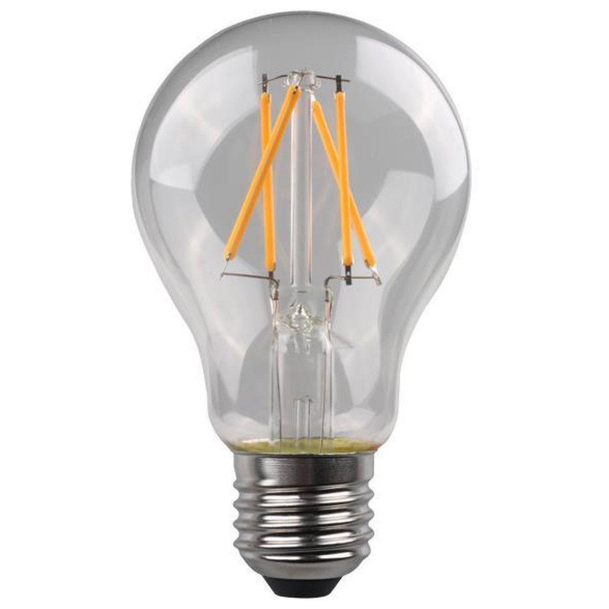Bec LED A60 filament 4.2W E27 3000K 175-250V clar