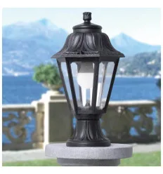 Lampa Gradina Anna 1XE27 385mm IP55 Neagra