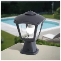 Lampa Gradina Roby 1XE27 IP55 Neagra 2