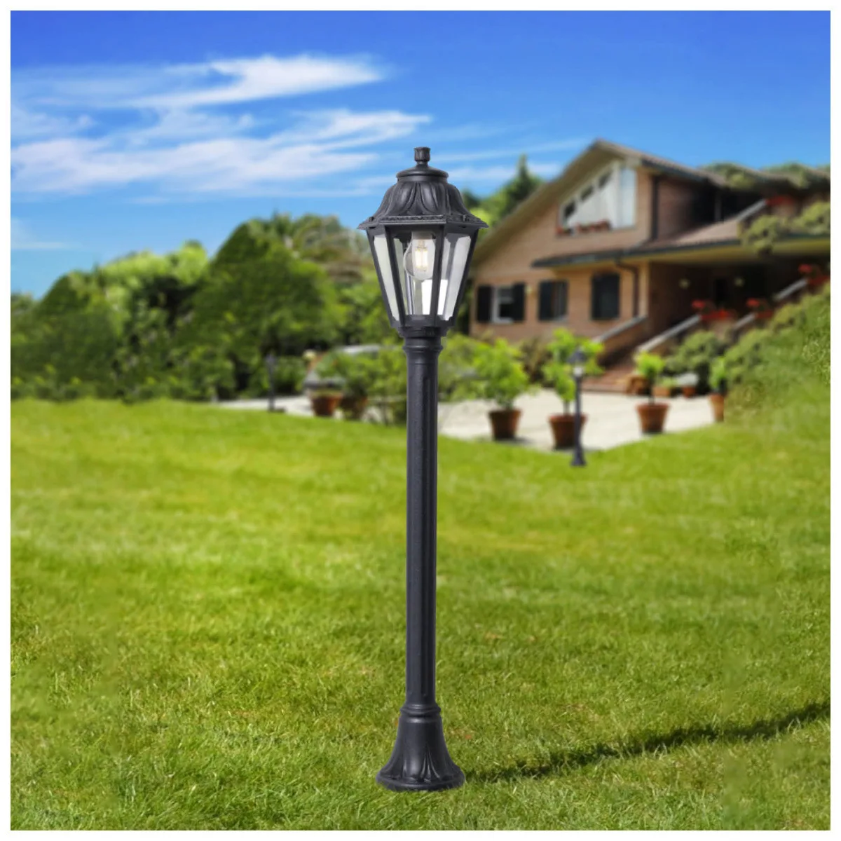 Stalp Anna 8.5W CCT 1820mm IP55 Negru
