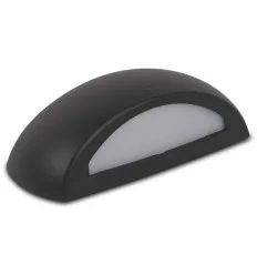 Aplica Francy 6W LED E27 2700k IP66 Neagra