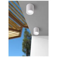 Plafoniera Livia 6W GU10 2700K-4000K IP55 Alba