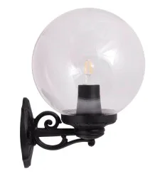 Aplica Bisso 1xE27 Negru Opal IP55