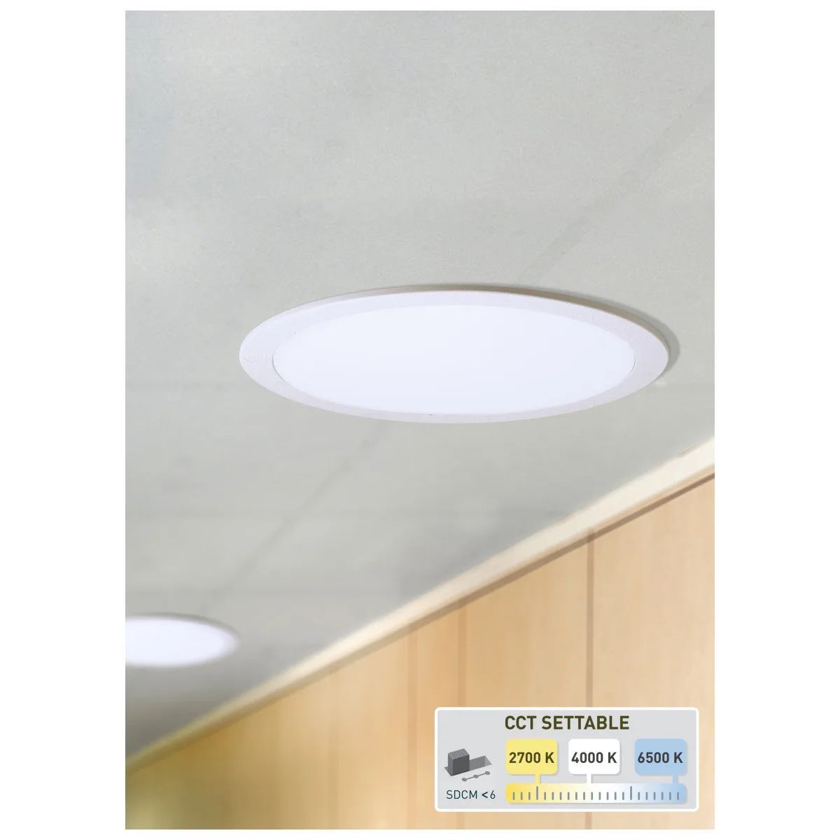 Spot Downlight LED IP65 18W CCT