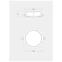 Spot Downlight LED IP65 10W CCT 3