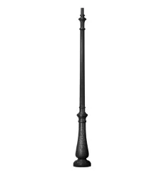 Stalp Gradina Nebo 2.5m Negru Cu Usita