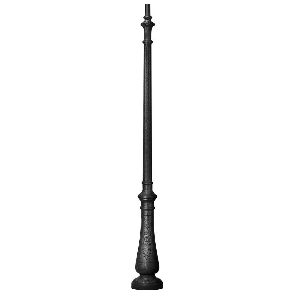 Stalp Gradina Nebo 2.5m Negru Cu Usita