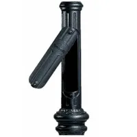 Stalp Gradina Karmel cu Usita 4M Negru 2
