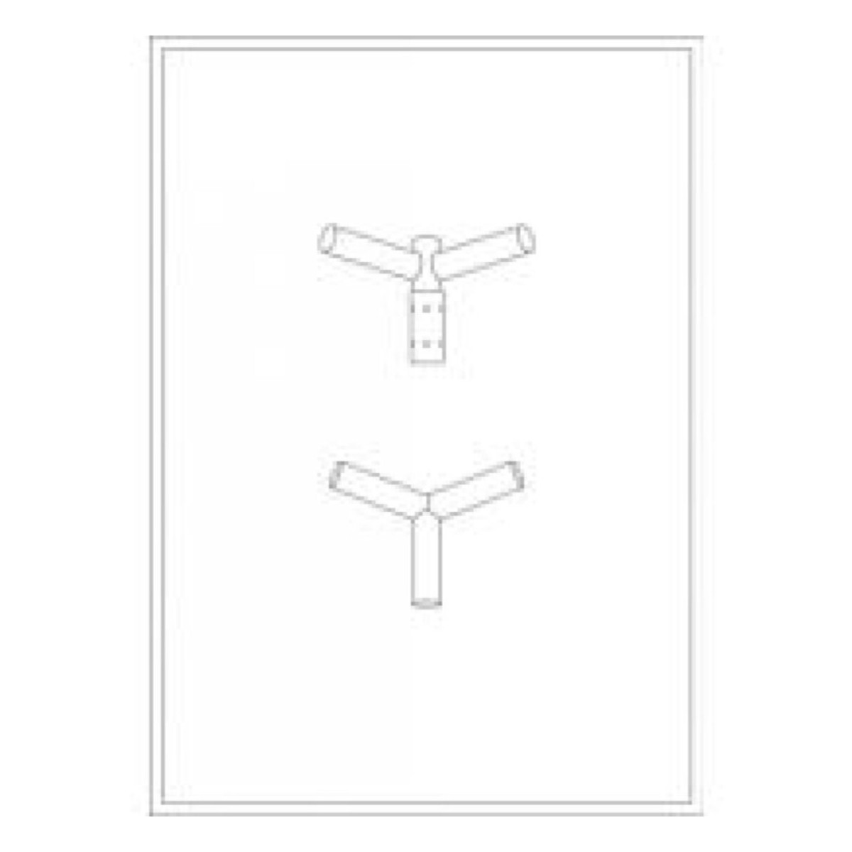 Brat Triplu Drept 120° 0.2M