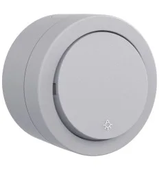 Intrerupator Rotund LED IP45 Gri Ovivo