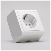 Priza Schuko PT Alb 3