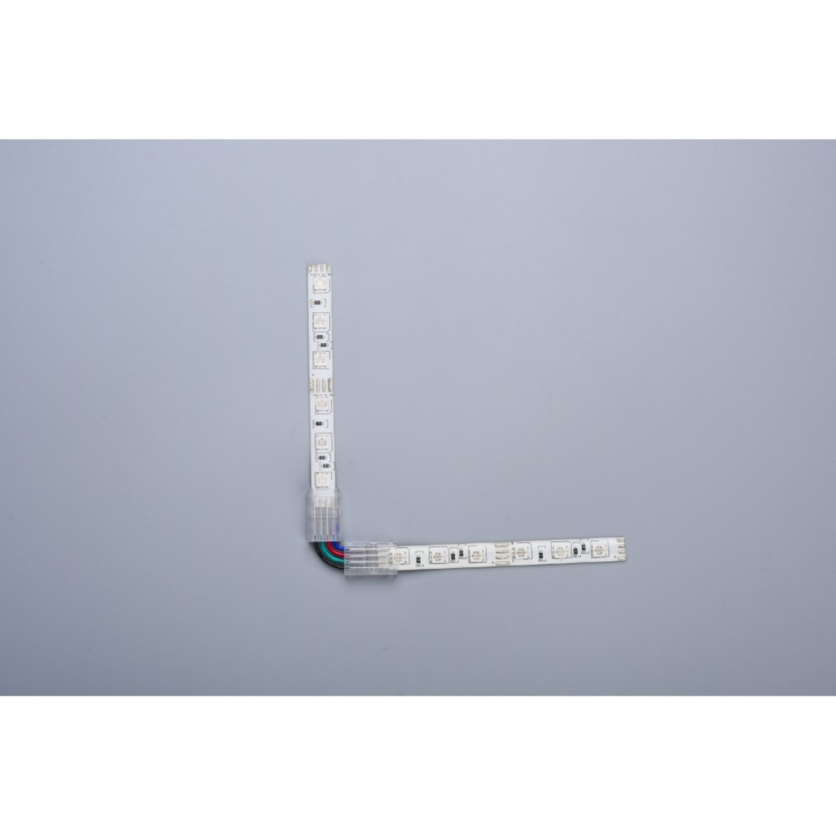 Conector Prelungire "L" Banda LED SMD RGB IP65 12V/24V Pcb 10mm Pin 7.2mm