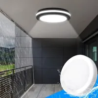 Plafoniera LED 40W IP65 3CCT IP65 Neagra