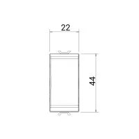 Chorus Alb Intrerupator Cruce 1M Il Loc Ch Gw10092 4