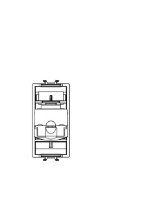 Priza Utp Rj45 Cat5e Alb 1modul Chorus - Gw10421