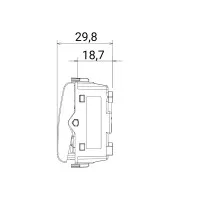 Intrerupator Cap Cruce Negru 1modul Chorus - Gw12091 3