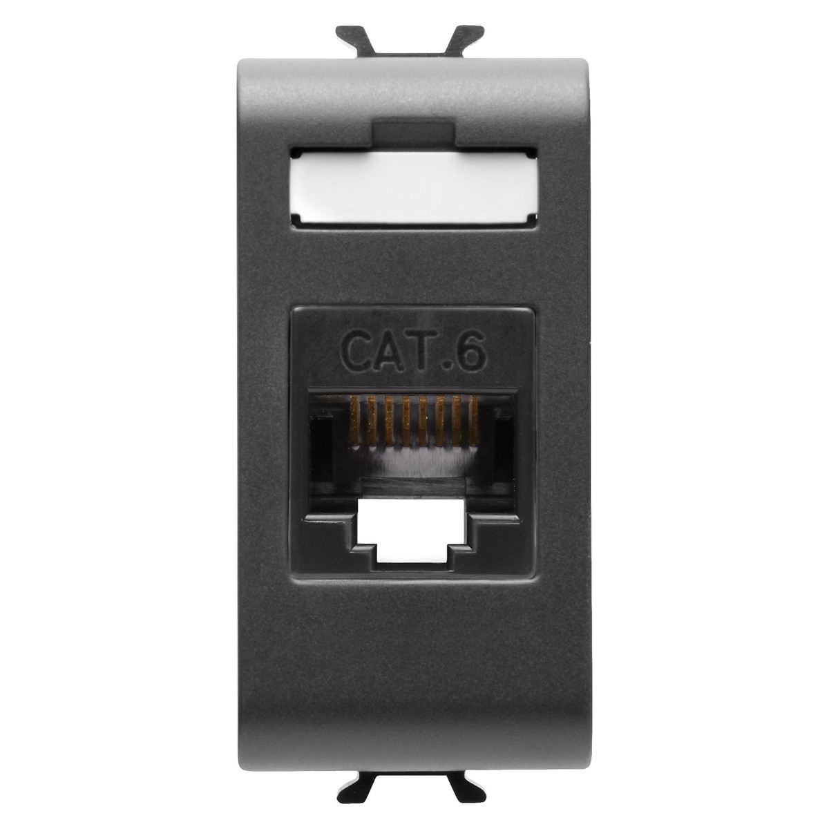 Priza Rj45 Cat 6 Utp Chorus Neagra 1M Gw12423