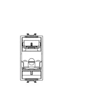 Priza Rj45 Cat 6 Utp Chorus Neagra 1M Gw12423 2