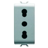 Priza Italia 2P+E 16A Titan 1modul Chorus - Gw14203
