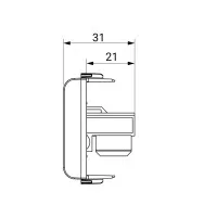Chorus Alb Satinat Priza Rj45 5e Utp Gw15421 3