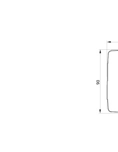Rama Ornament 2modul One Chorus Alb Lucios - Gw16102tb
