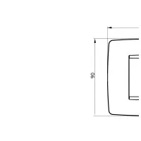 Rama Ornament 4module One Chorus Negru Lucios - Gw16104tn 2