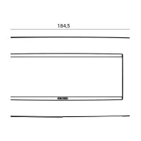 Rama Ornament 6module One Chorus Negru Lucios - Gw16106tn 3