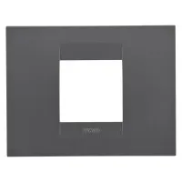 Rama Ornament 2module Geo Chorus Negru Mat - Gw16402vn