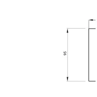 Rama Ornament 2module Geo Chorus Negru Mat - Gw16402vn 2