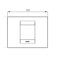 Rama Ornament 2module Geo Chorus Negru Mat - Gw16402vn 3