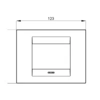 Rama Ornament 3module Geo Chorus Alb Lucios - Gw16403tb 3