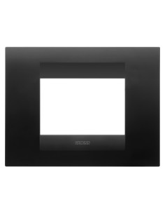 Rama Ornament 3module Geo Chorus Negru Mat - Gw16403vn