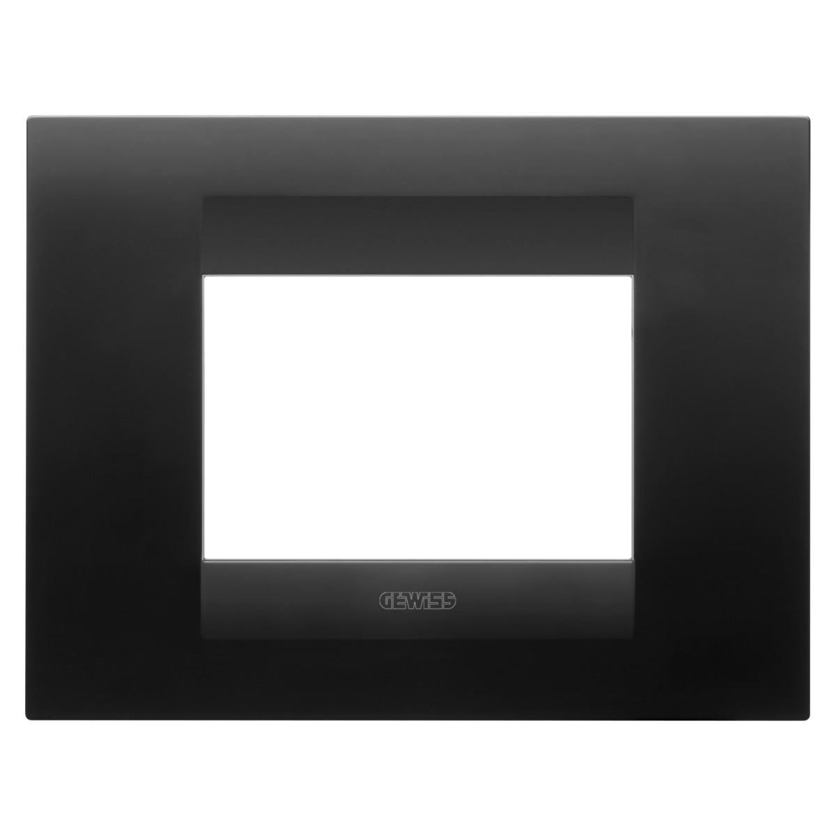 Rama Ornament 3module Geo Chorus Negru Mat - Gw16403vn