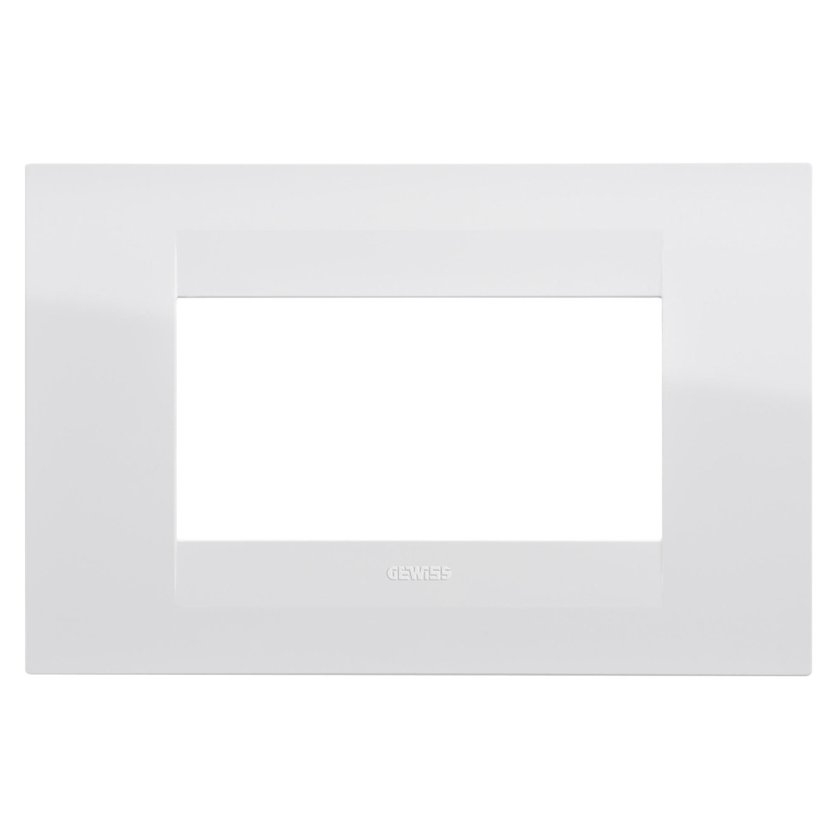 Rama Ornament 4module Geo Chorus Alb Lucios - Gw16404tb