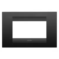 Rama Ornament 4module Geo Chorus Negru Mat - Gw16404vn