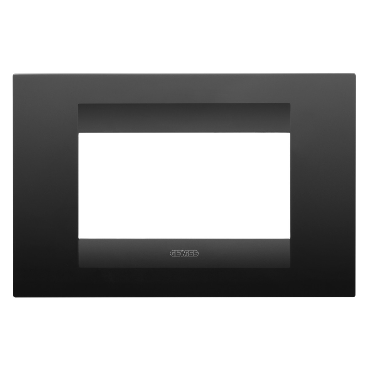 Rama Ornament 4module Geo Chorus Negru Mat - Gw16404vn