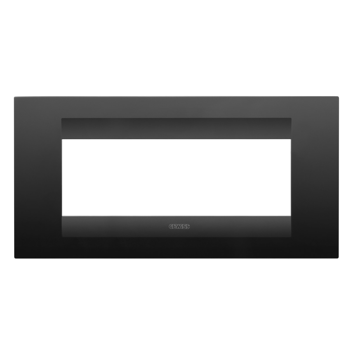 Rama Ornament 6module Geo Chorus Negru Mat - Gw16406vn