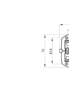 Suport 2module Chorus - Gw16802