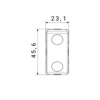 Intrerupator Cu Trei Cai 1P 250V 10 A Nul - Simbol Sus-Jos 1 Modul GW20559 3